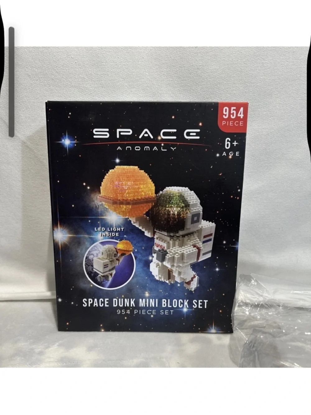 Toyzon NASA Space Anomaly Space Dunk Mini Block Set Led Light Kit 954 Pieces
